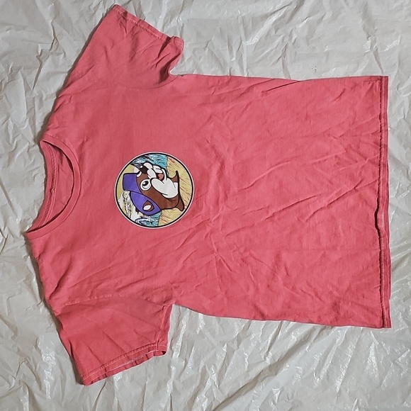 Bucees Shirt Not All Who Wander Are Lost Some Are Looking for Buc-ees Coral Used - Picture 2 of 13